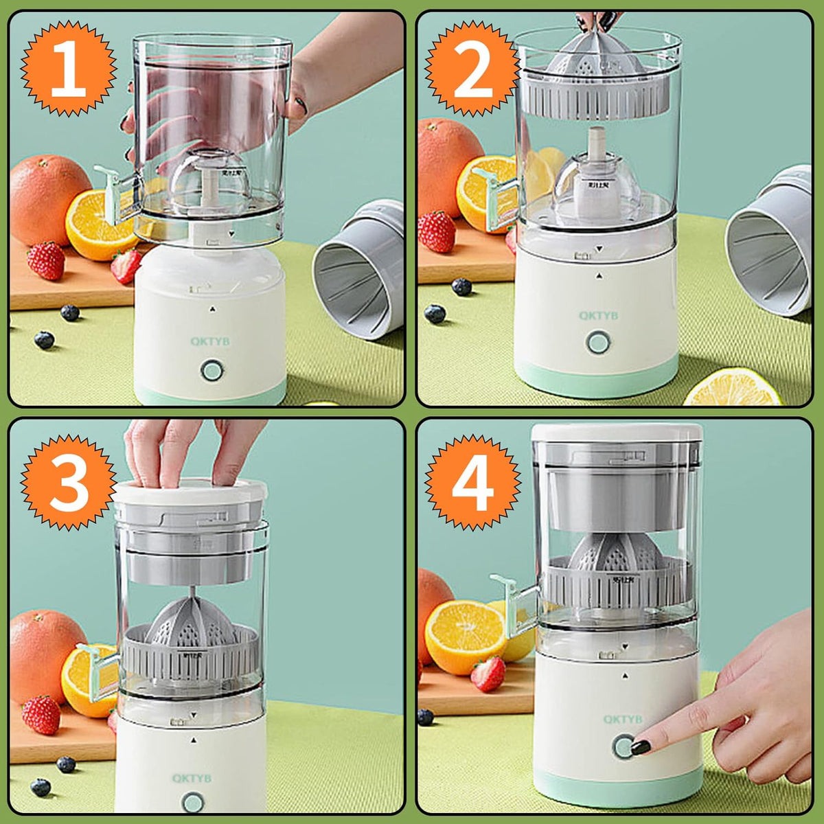 Portable Citrus Squeezer & Presser